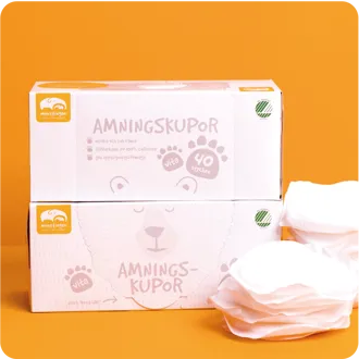 Mjuka och absorberande amningskupor 